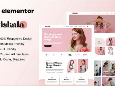 Niskala - Feminine Business Elementor Template Kit