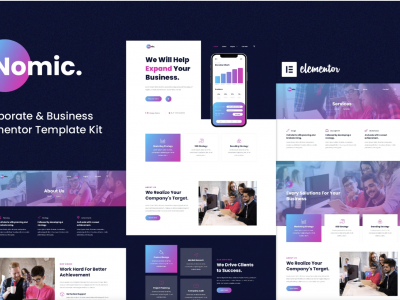 Nomic - Corporate & Business Elementor Template Kit