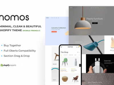 Nomos - Minimal, Clean & Beautiful Shopify Theme