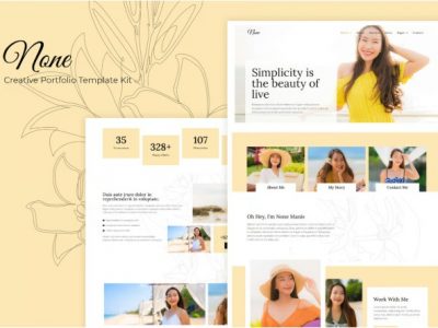 None - Stylish Fashion Elementor Template Kit