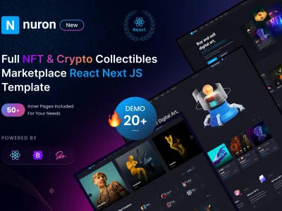 Nuron - NFT Marketplace React NextJS Template