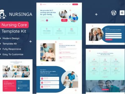 Nursinga - Nursing Home Care & Medical Elementor Template Kit