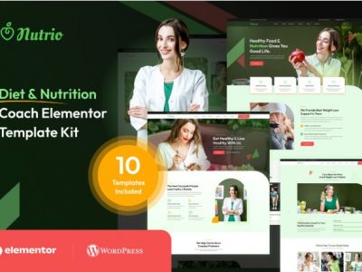 Nutrio - Diet & Nutrition Coach Template Kit