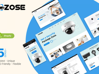ZOSE - CCTV Security & Electronics Shopify Theme