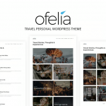 Ofelia - Travel Personal WordPress Blog Theme