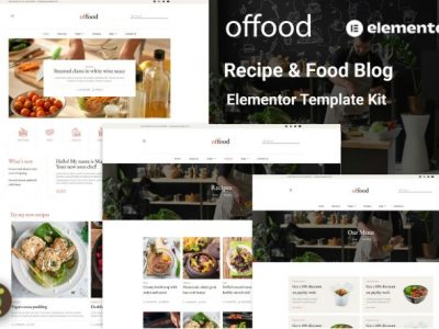 Offood - Recipe & Food Blog Elementor Template Kit