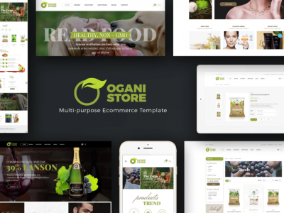 Ogani - Organic, Food, Pet Opencart Theme