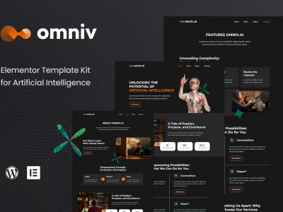 Omniv AI - Artificial Intelligence Elementor Template Kit