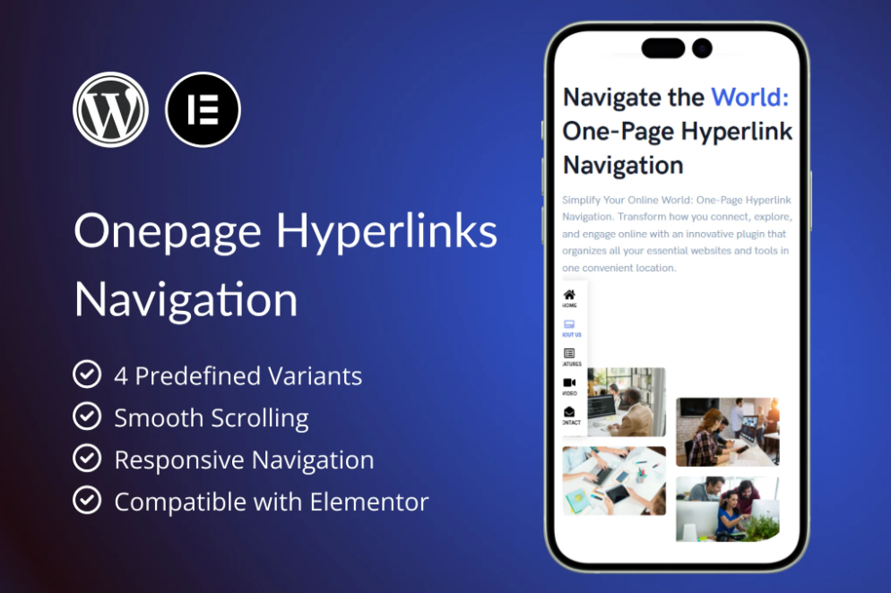 OnePage Hyperlinks Navigation