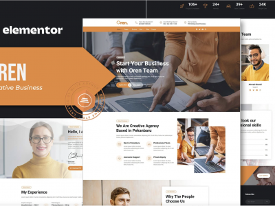 Oren - Creative Business Elementor Template Kit
