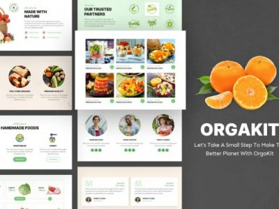OrgaKit - Organic Farm Elementor Template Kit