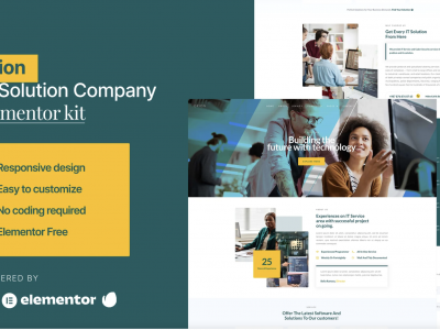 Orion - IT Solution & Service Elementor Template Kit
