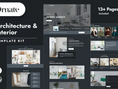 Ornate - Architecture & Interior Design Elementor Template Kit