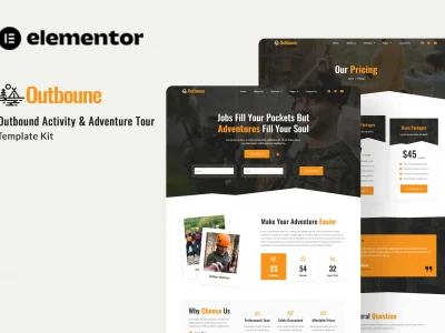 Outbone - Outbond Activity & Adventure Tour Elementor Template Kit
