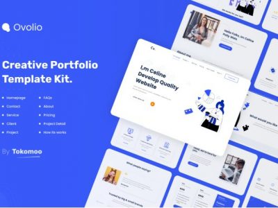 Ovolio - Creative Agency Elementor Pro Template Kit