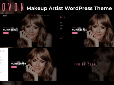 Ovon - Makeup Artist WordPress Theme