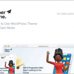 Paper Plane - Minimalist WordPress Blog Theme