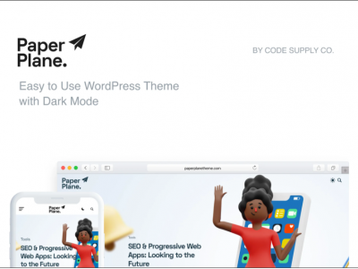Paper Plane - Minimalist WordPress Blog Theme