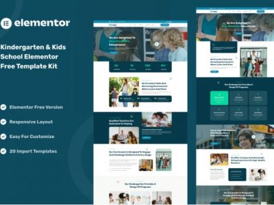 Parees - Kindergarten & Kids School Elementor Template Kit