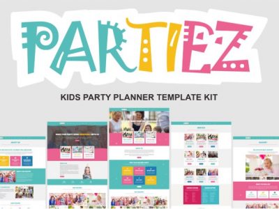 Partiez - Kids Party Planner Elementor Template Kit