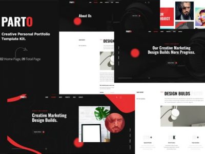 Parto – Creative Personal Portfolio Elementor Template Kit