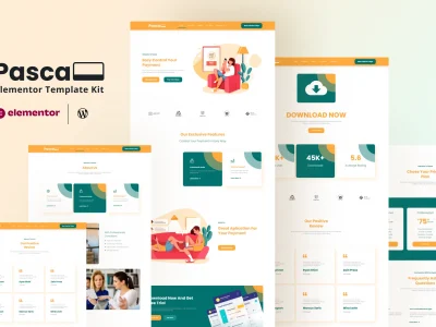 Pascal - Payment App Business Elementor Pro Template Kit