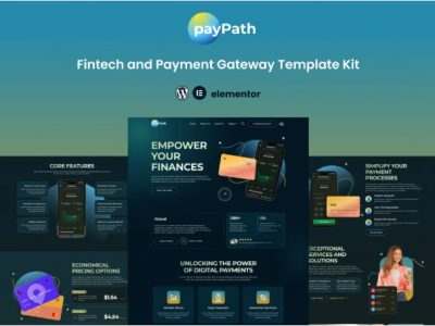 PayPath - Online Payment Gateway Elementor Template Kit