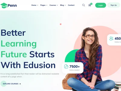 Penn - Education & Online Course HTML Template