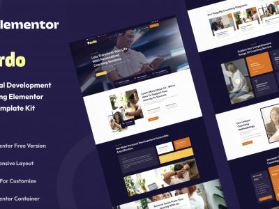 Perdo - Personal Development Coaching Elementor Template Kit