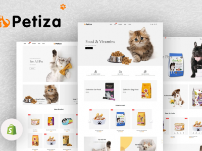 Petiza - Pets Food Shop Responsive Shopify Theme