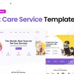 Petopia – Pet Care Service Elementor Template Kit
