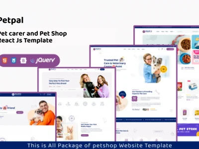 Petpal - Pet Care and Pet Shop Next Js Template