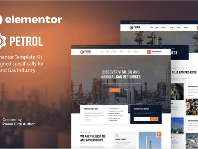 Petrol – Oil & Gas Industry Elementor Template Kit