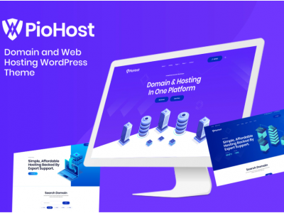 Piohost - Domain Web Hosting Elementor WordPress