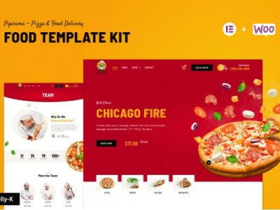 Pipirima — Pizza & Food Delivery Elementor Template Kit
