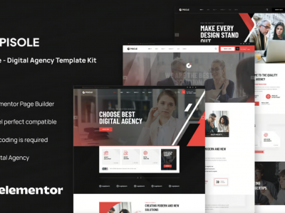 Pisole - Digital Agency Elementor Template Kit