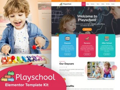 Playschool - Childcare & School Elementor Template Kit