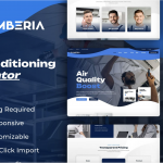 Plumberia - Air Conditioning & HVAC Repair Service Elementor Pro Template Kit