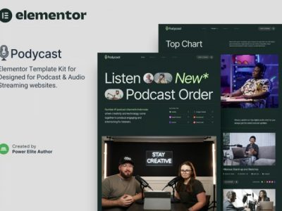 Podycast – Podcast & Audio Streaming Elementor Template Kit
