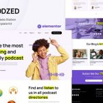 Podzed - Podcaster & Radio Station Elementor Template Kit