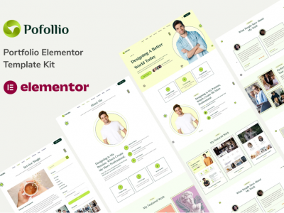 Pofollio - Portfolio Elementor Template Kit