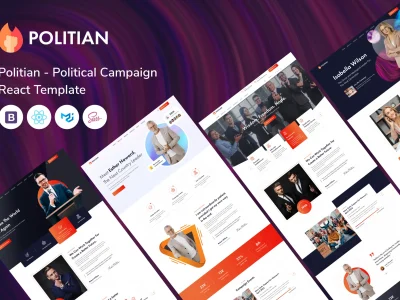 Politian - Political Campaign React Template