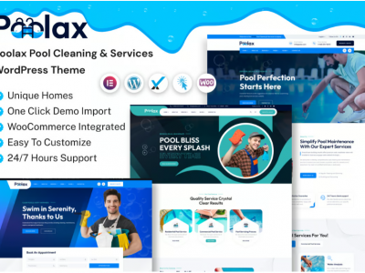 Poolax – Pool Cleaning & Services WordPress Theme
