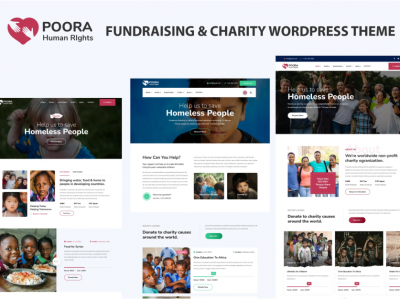 Poora - Fundraising & Charity WordPress Theme