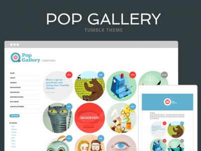 Pop Gallery Tumblr Theme