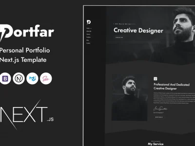 Portfar - Personal Portfolio Next.js Template