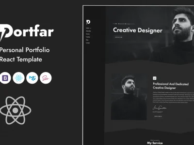 Portfar - Personal Portfolio React Template