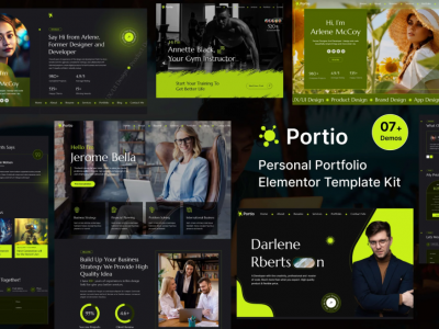 Portio - Portfolio Elementor Template Kit