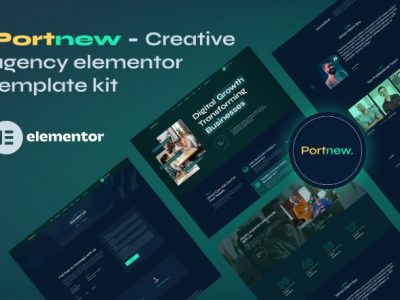 Portnew - Creative Agency Elementor Template Kit