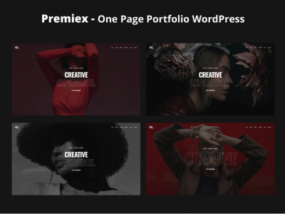 Premiex - One Page Portfolio WordPress Theme
